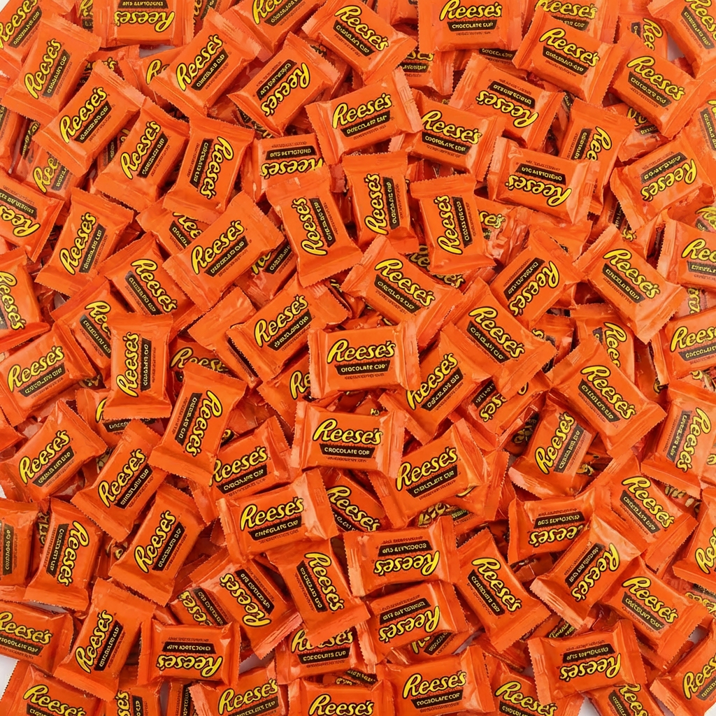 Reese’s Chocolate Lava Cups, 2 lb Bulk Pack, Individually Wrapped Peanut Butter Cups for Sharing, Parties, Office & Classroom Treats