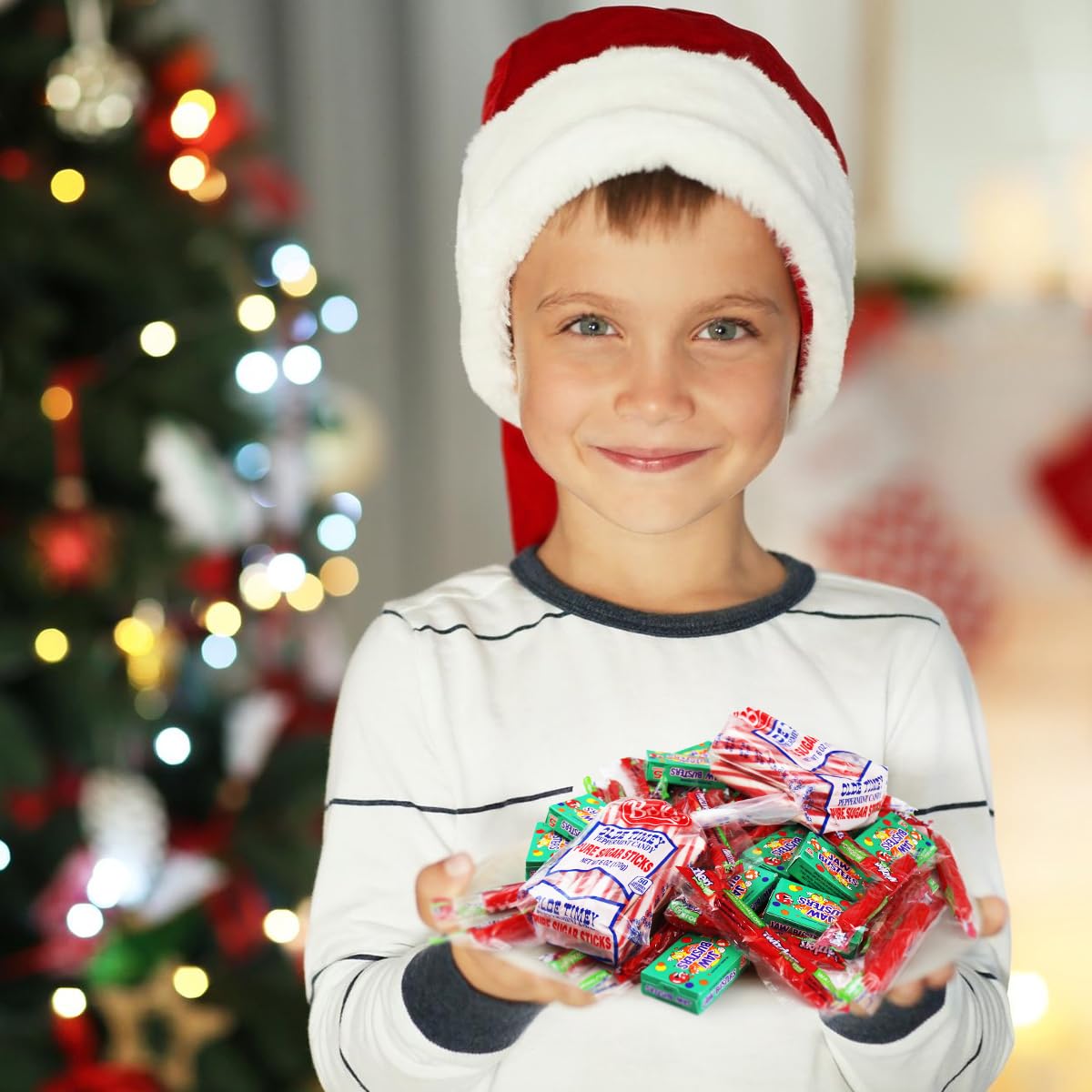 Kandy Korner Candy Sweet Variety Pack Classic Winter Flavors - 5lb Bulk Hard Candy Bobs Olde Timey Peppermint Pure Sugar Sticks Candy and Jaw Busters for family and friends