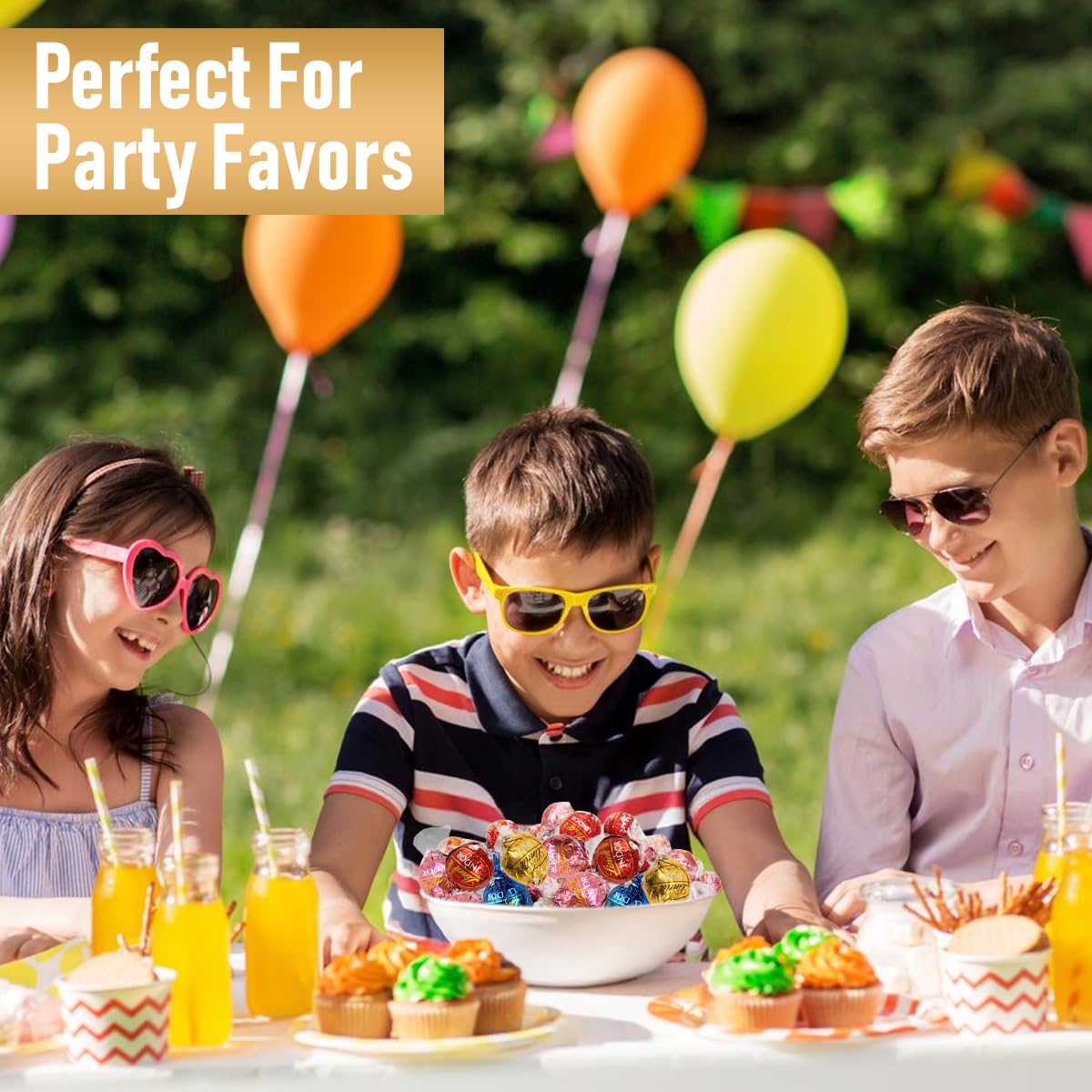 Premium Chocolate Truffles Bulk Pack – Assorted Cholicolate Candy with Milk, Dark, White and Birthday Cake Flavors – Gourmet Sweets for Gifts, Celebrations and Everyday Indulgence – Approx. 60 Pieces