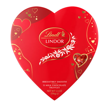 Lindt LINDOR Milk Chocolate Candy Truffles Bulk Box, Smooth Center, 25.4 oz, 60 Count, Chocolate Candy Bulk