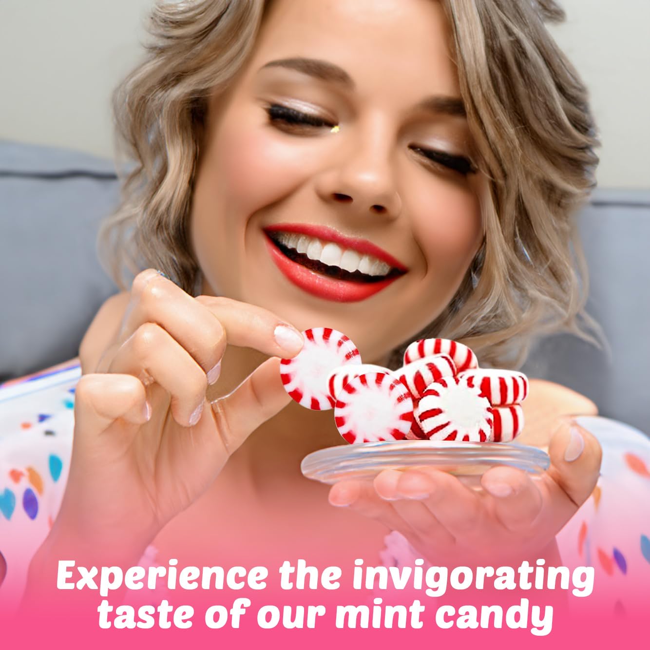 Bulk Starlight Peppermints Hard Candy – Approx. 180 Pieces, 2 lb Bag – Individually Wrapped Peppermint Discs for Parties, Candy Bowls & Holiday Treats