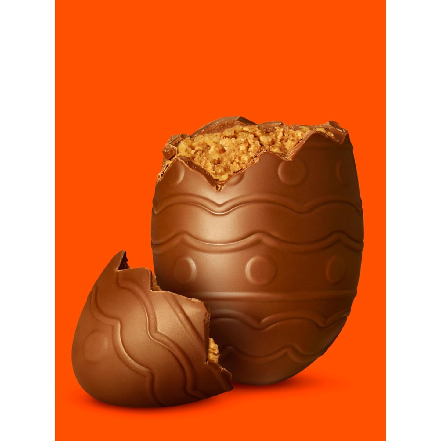 REESE'S Milk Chocolate Peanut Butter Creme Eggs Candy, Easter, 1.2 oz Box (4 Pieces)