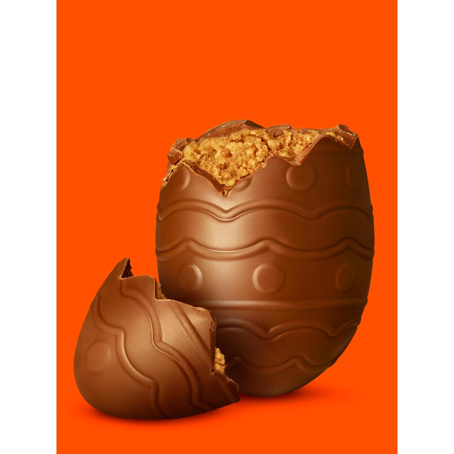 REESE'S Milk Chocolate Peanut Butter Creme Eggs Candy, Easter, 1.2 oz Box (4 Pieces)
