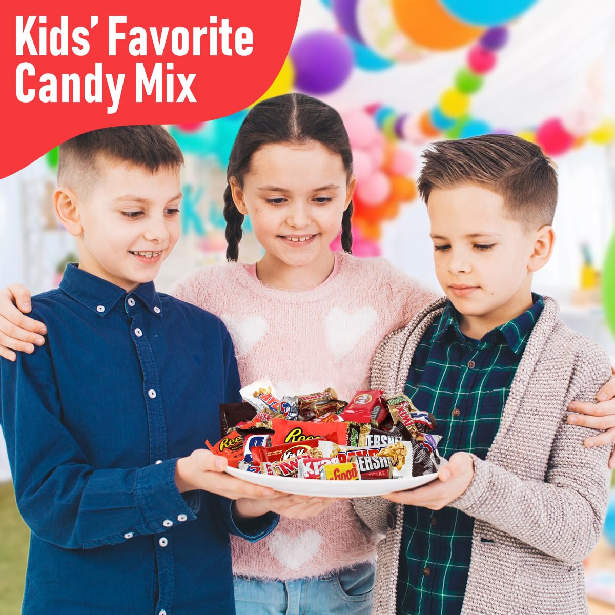 Assorted Chocolate Candy Mix - Individually Wrapped Chocolates - 2lb Bulk Variety Pack for Snacking, Sharing, and Gifting - Ideal for Home, Office, and Events