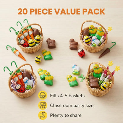 Easter Basket Candy Assortment, 20 Individually Wrapped