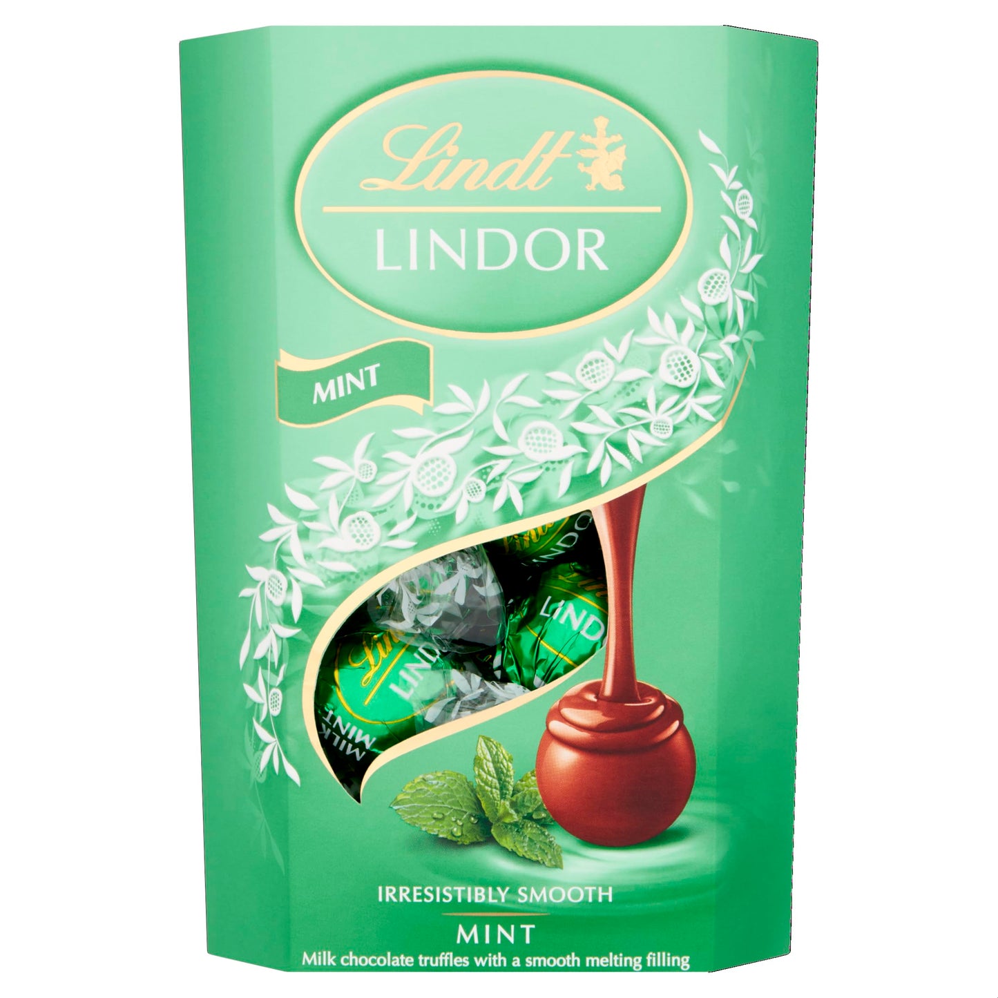 Lindt LINDOR Milk Chocolate Candy Truffles Bulk Box, Smooth Center, 25.4 oz, 60 Count, Chocolate Candy Bulk
