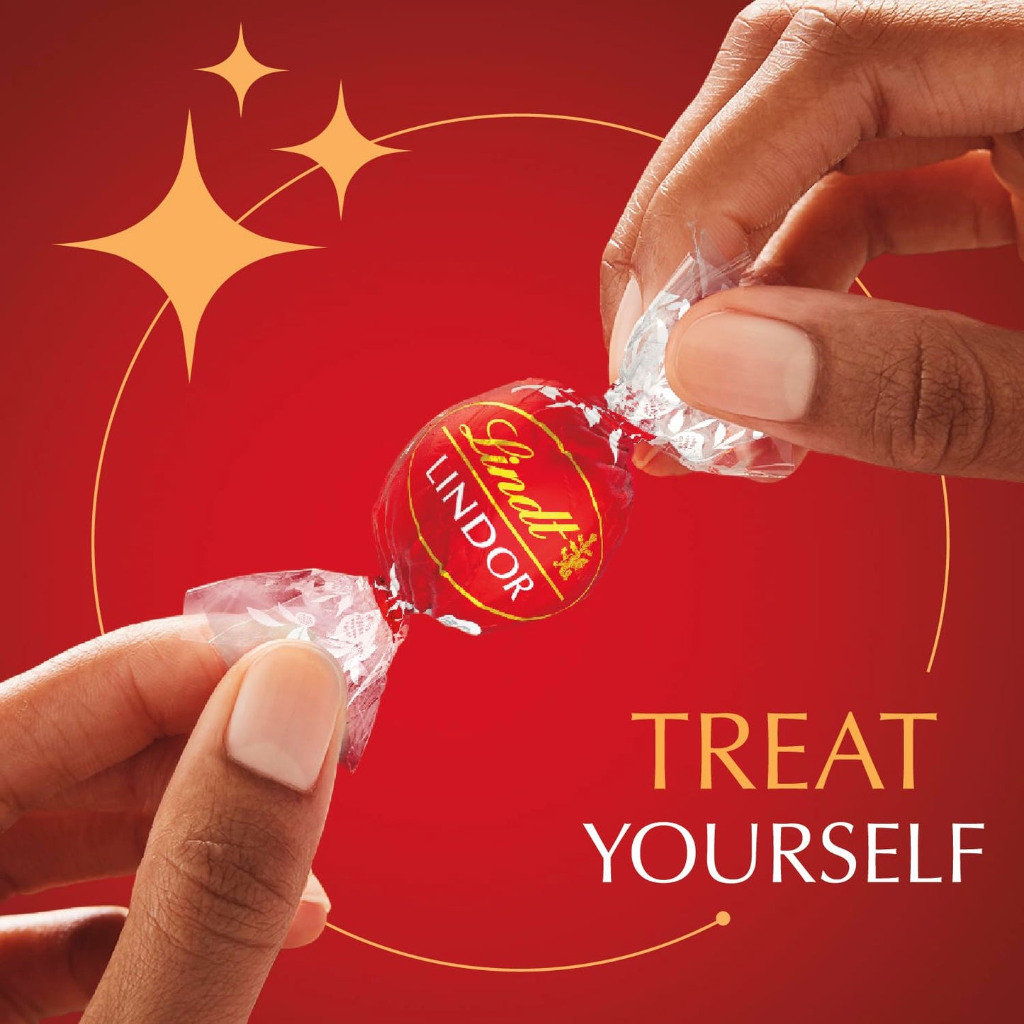 Lindt LINDOR Milk Chocolate Candy Truffles Bulk Box, Smooth Center, 25.4 oz, 60 Count, Chocolate Candy Bulk