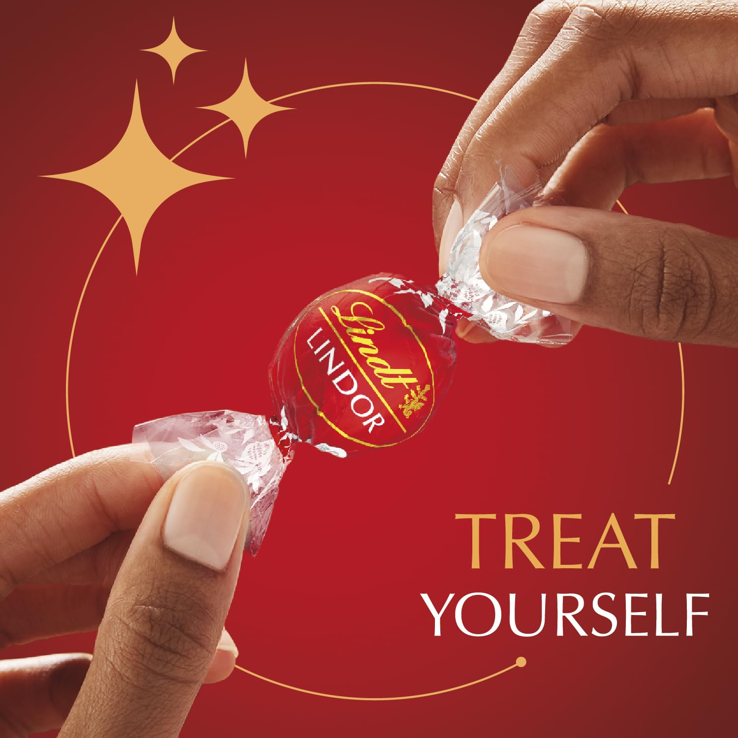 Lindt LINDOR Milk Chocolate Candy Truffles Bulk Box, Smooth Center, 25.4 oz, 60 Count, Chocolate Candy Bulk