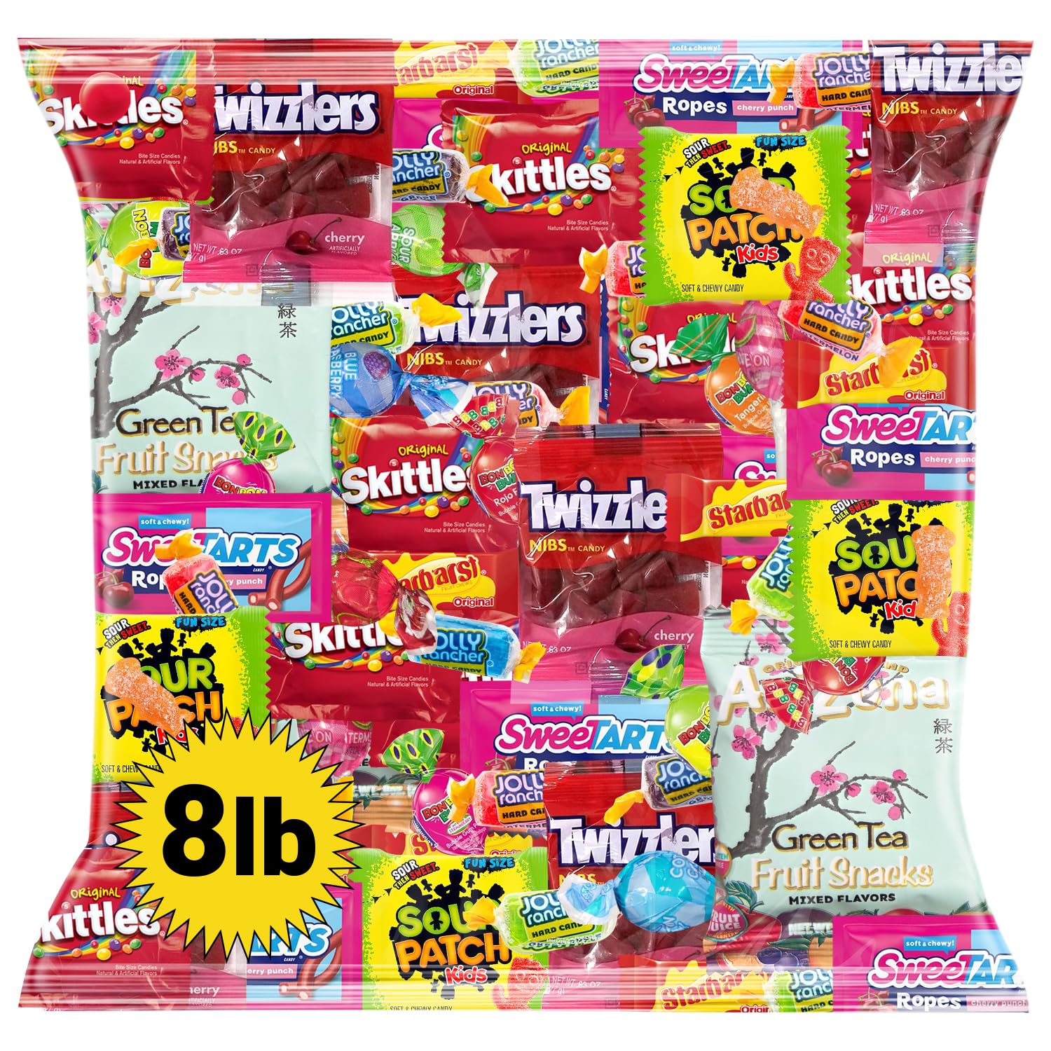 Ultimate Candy Variety Pack – 5 LB of Assorted Fruit-Flavored Candies, Chews & Gummies – Individually Wrapped – Perfect for Parties, Birthdays, Office Treats, Piñatas & Everyday Snacking