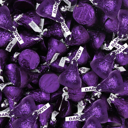Kisses Special Dark Chocolate – Approx. 500 Pieces - Mildly Sweet Bulk Candy, Great for Christmas Parties, Stocking Stuffers & Office Treats, 5 lb Bag