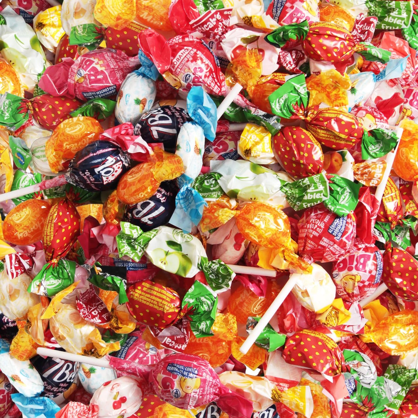 Halloween Assorted Candy Variety Pack – 4 LB Trick or Treat Ready Mix - Bulk Bag of Individually Wrapped, Naturally Flavored Sweets – Perfect for Piñatas, Kids’ Parties & Birthday Games