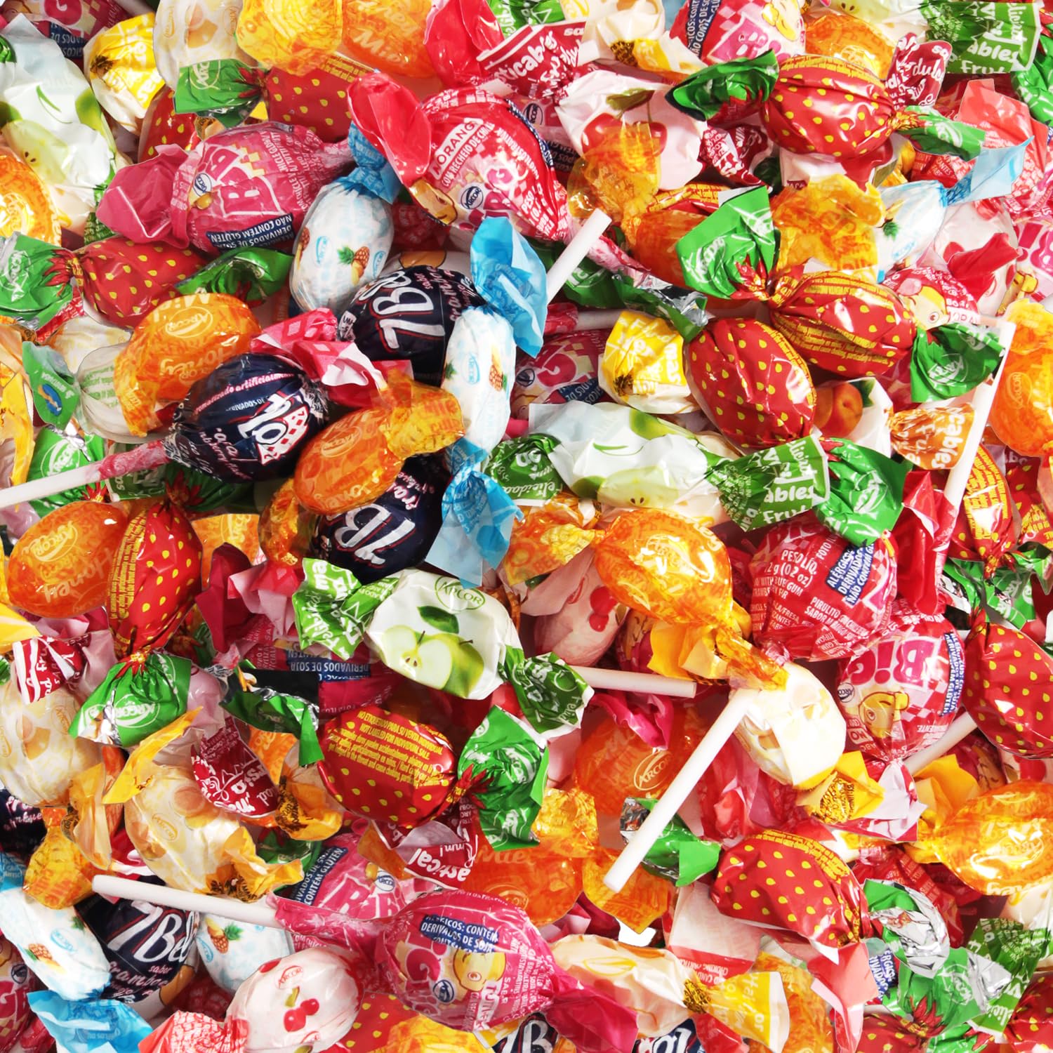 Halloween Assorted Candy Variety Pack – 4 LB Trick or Treat Ready Mix - Bulk Bag of Individually Wrapped, Naturally Flavored Sweets – Perfect for Piñatas, Kids’ Parties & Birthday Games
