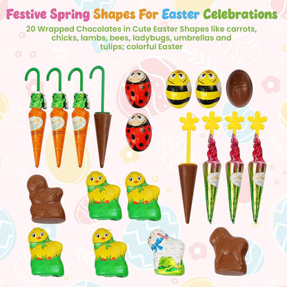 Easter Basket Candy Assortment, 20 Individually Wrapped