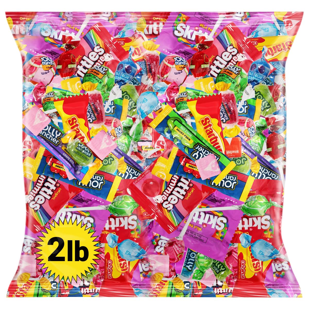 Candy Variety Pack, 2lb Bag of Candy Individually Wrapped, The Ultimate Candies Variety Pack for All Occasions, Assortment Candies Perfect for Parties and More