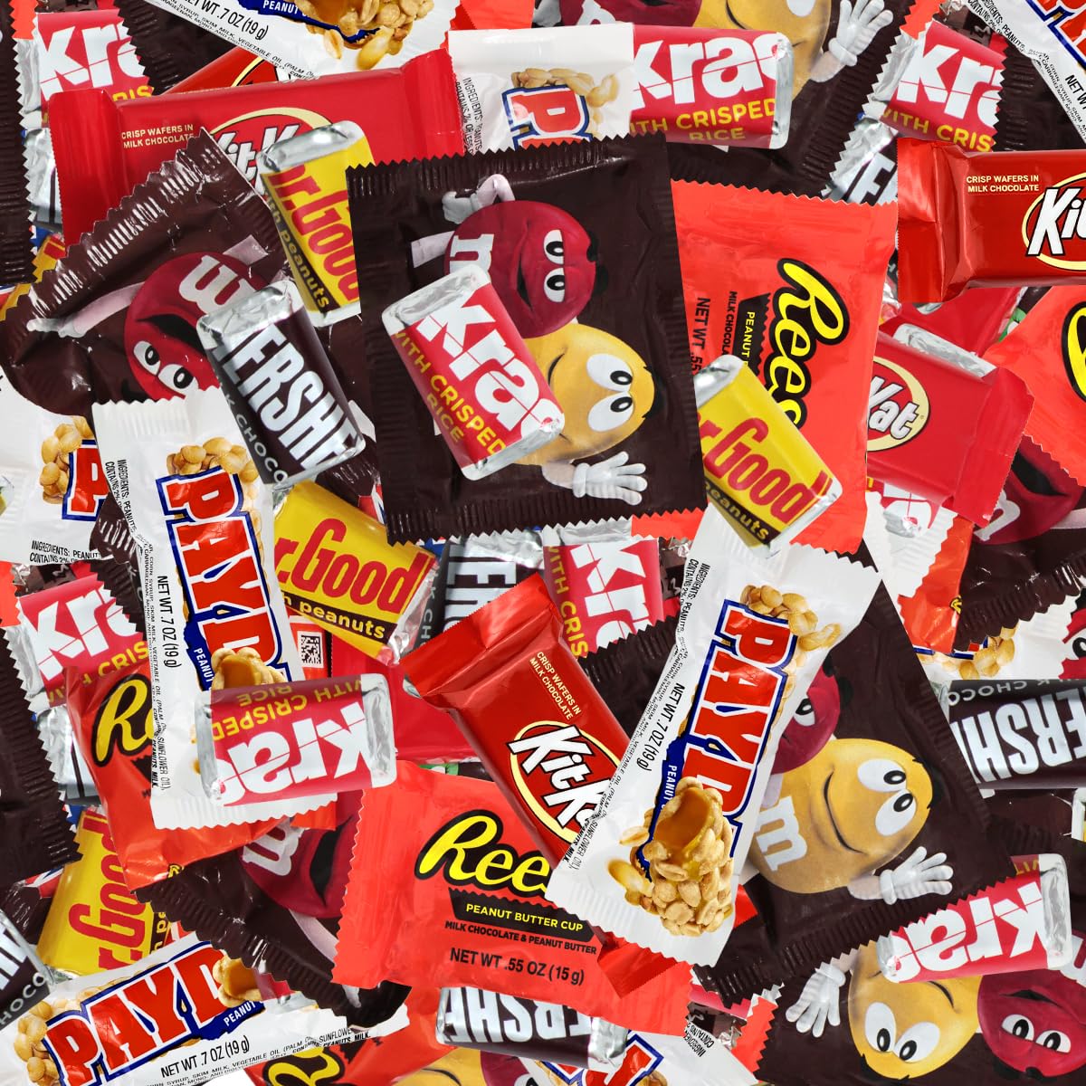 Assorted Chocolate Candy Mix - Individually Wrapped Milk, Dark, and White Chocolates - 5lb Bulk Variety Pack for Snacking, Sharing, and Gifting - Ideal for Home, Office, and Events