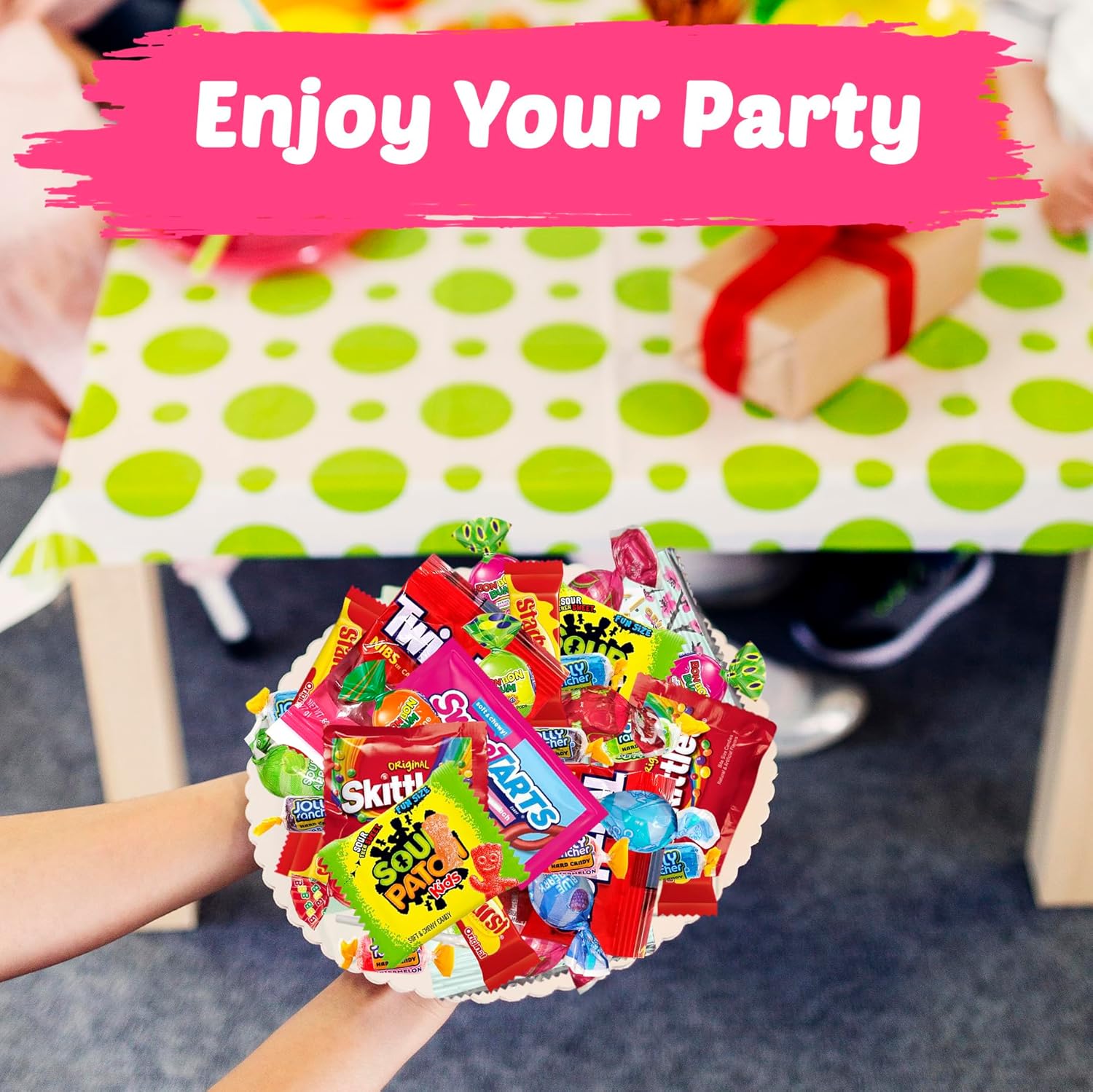 Ultimate Candy Variety Pack – 5 LB of Assorted Fruit-Flavored Candies, Chews & Gummies – Individually Wrapped – Perfect for Parties, Birthdays, Office Treats, Piñatas & Everyday Snacking