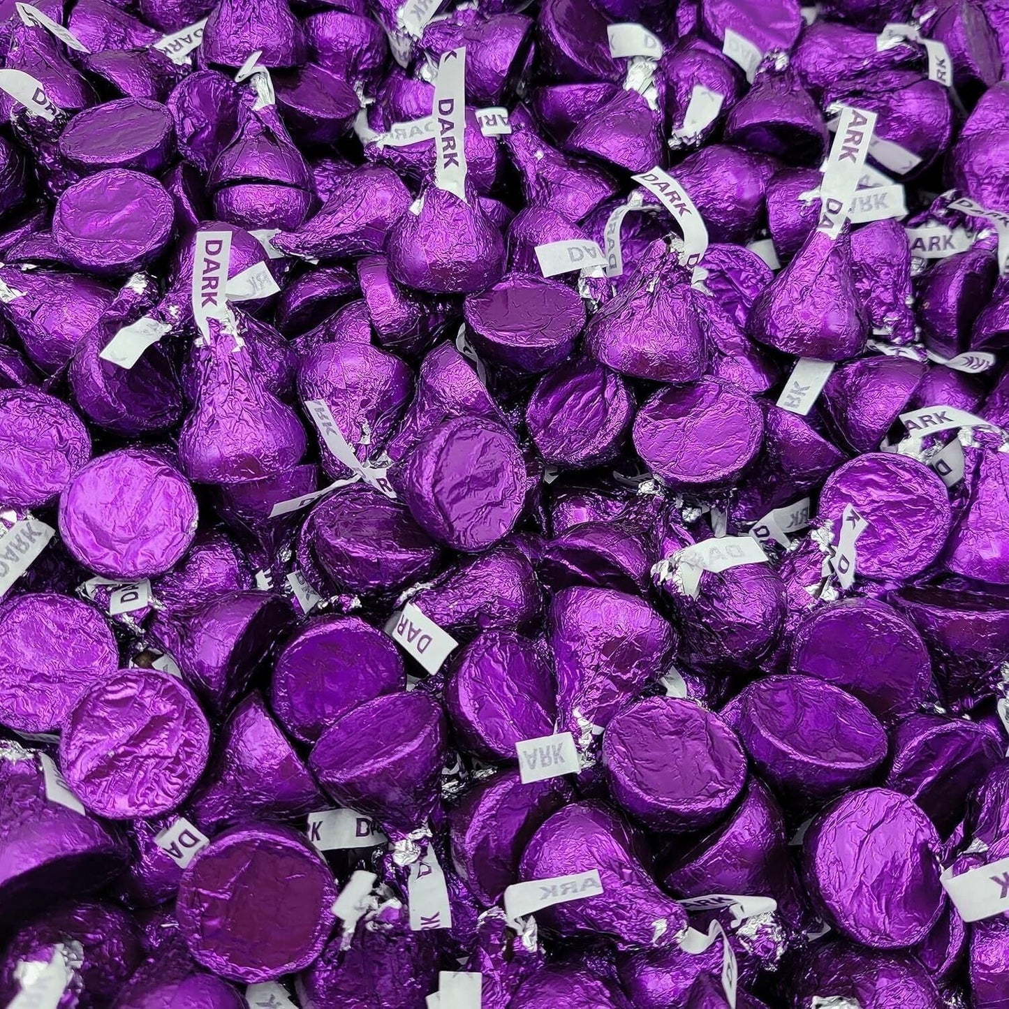 Kisses Special Dark Chocolate – Approx. 500 Pieces - Mildly Sweet Bulk Candy, Great for Christmas Parties, Stocking Stuffers & Office Treats, 5 lb Bag