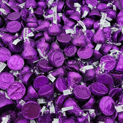 Kisses Special Dark Chocolate – Approx. 500 Pieces - Mildly Sweet Bulk Candy, Great for Christmas Parties, Stocking Stuffers & Office Treats, 5 lb Bag