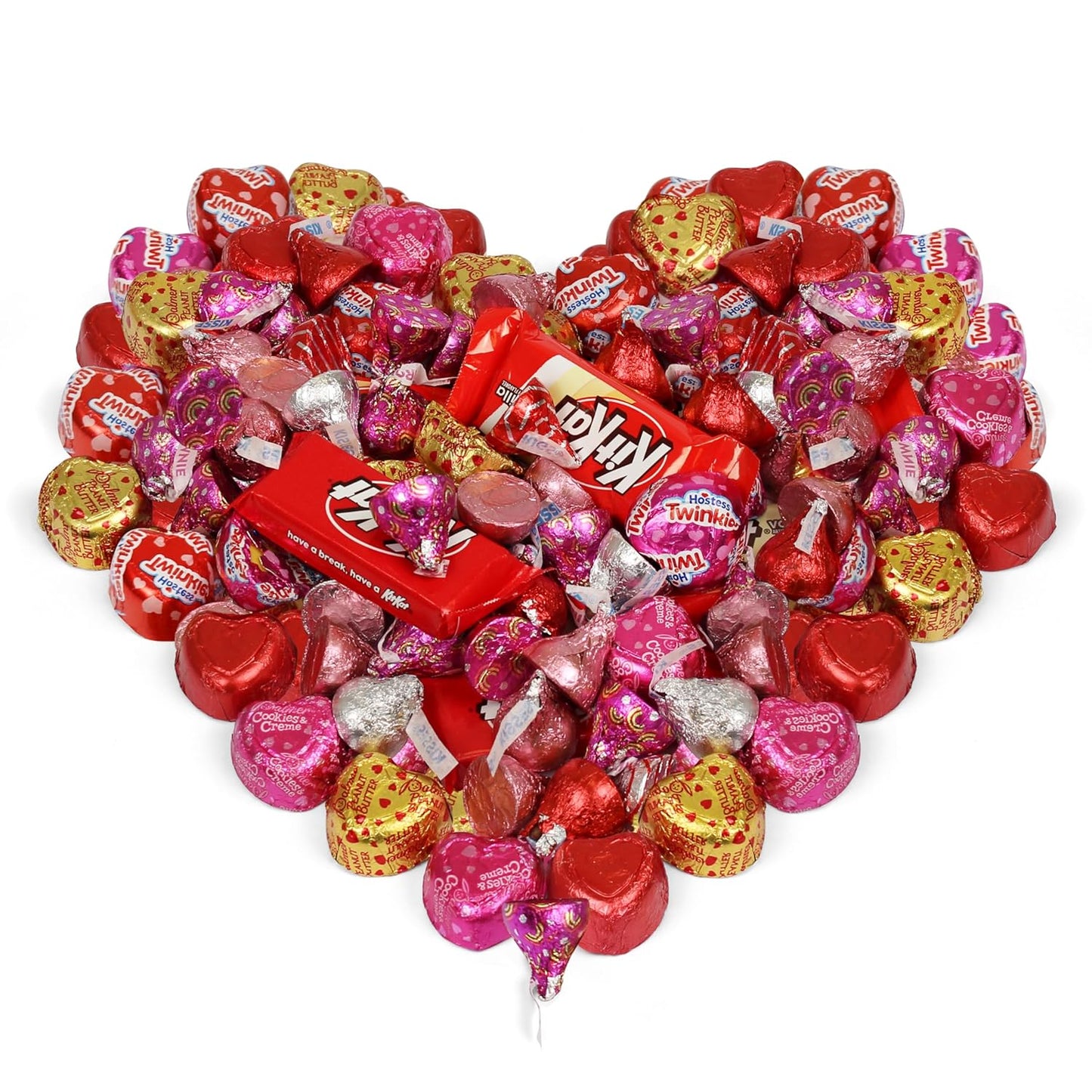 Valentines Day Chocolate Variety Pack, 2 Pounds Bulk Chocolate Candy Assortment For Sharing And Exchanges, Individually Wrapped Chocolates For Classroom Swap, Office Candy Bowl, Parties, Gift Bags