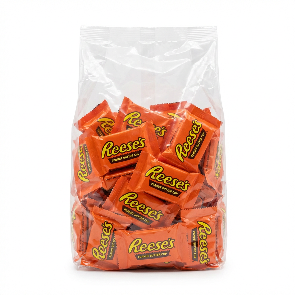 Reese’s Chocolate Lava Cups, 2 lb Bulk Pack, Individually Wrapped Peanut Butter Cups for Sharing, Parties, Office & Classroom Treats
