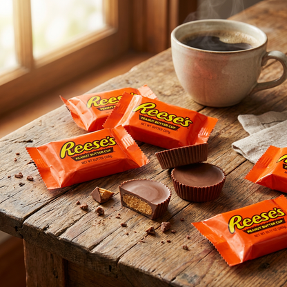 Reese’s Chocolate Lava Cups, 2 lb Bulk Pack, Individually Wrapped Peanut Butter Cups for Sharing, Parties, Office & Classroom Treats