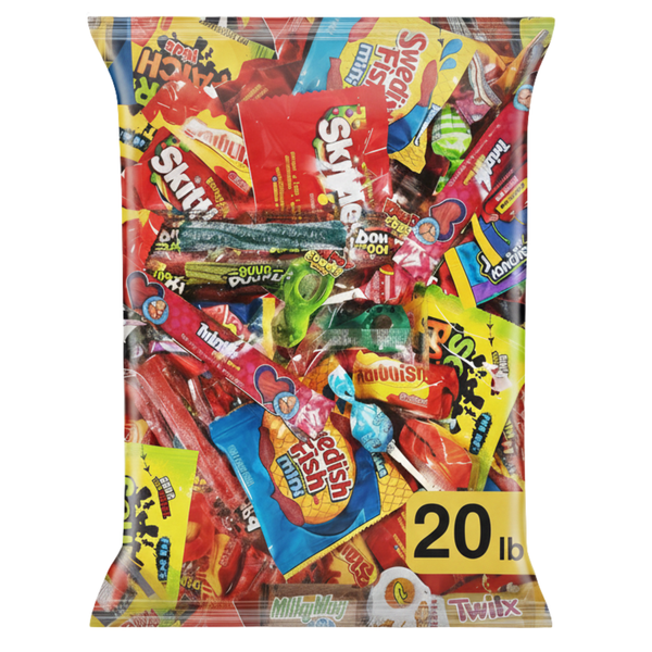 Ultimate Party Mix, Assorted Individually Wrapped Candy-20 pound