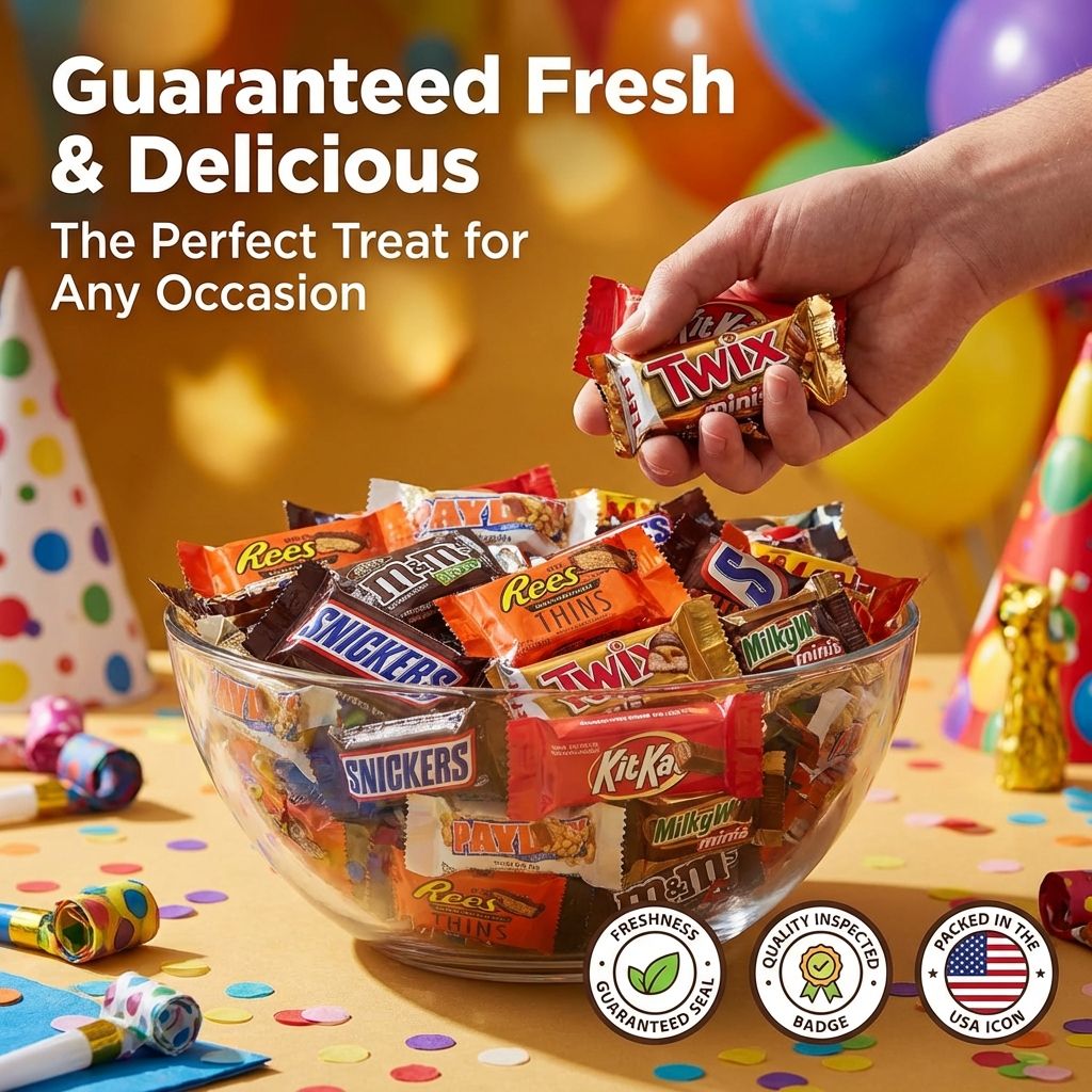 Chocolate Variety Pack, Assorted Individually Wrapped Candy (5 Pound)