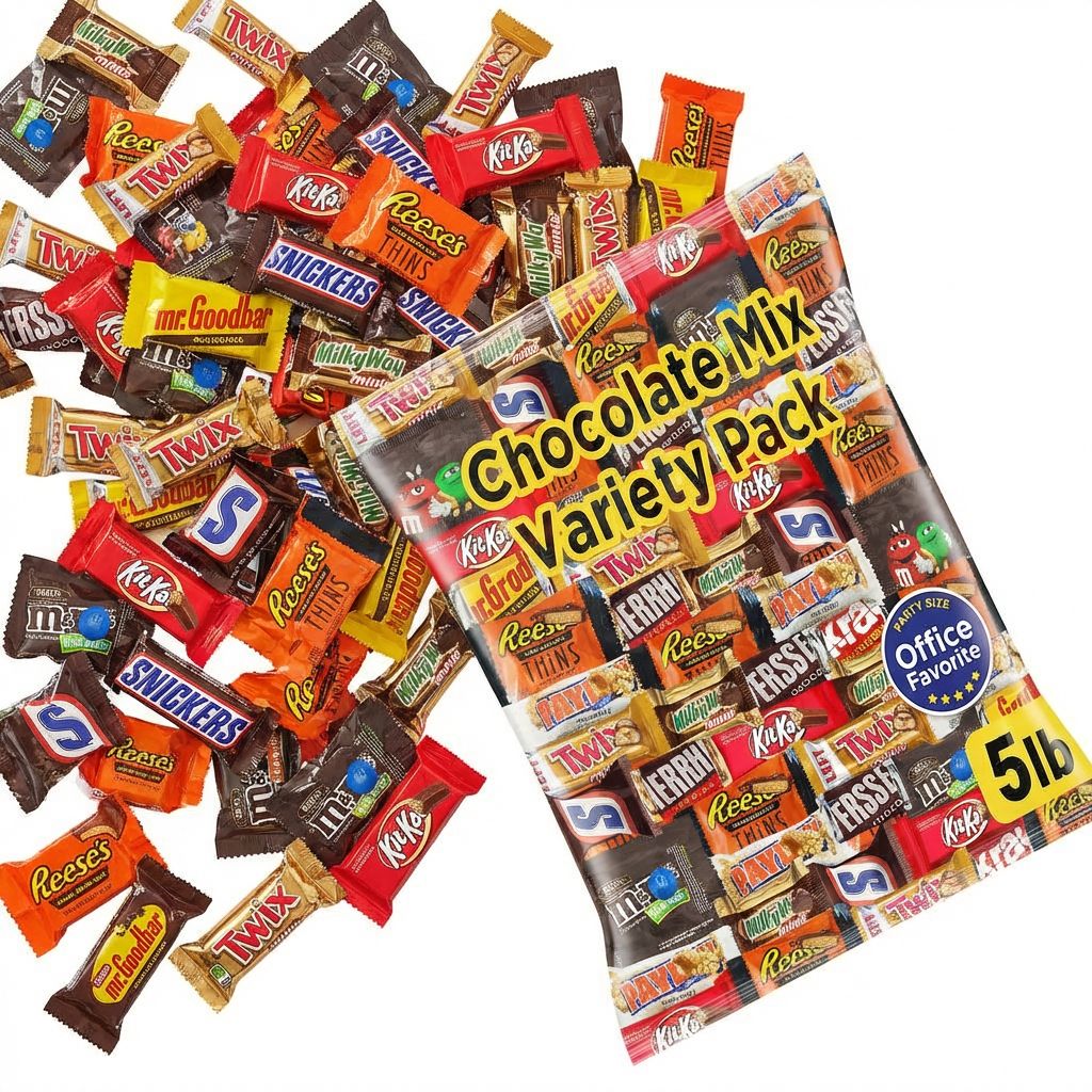 Chocolate Variety Pack, Assorted Individually Wrapped Candy