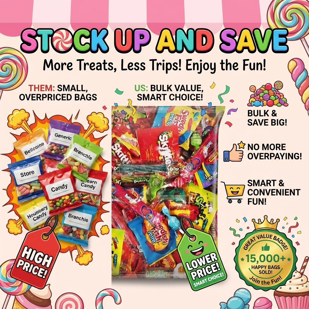 Bulk Variety Pack, Assorted Individually Wrapped Candy