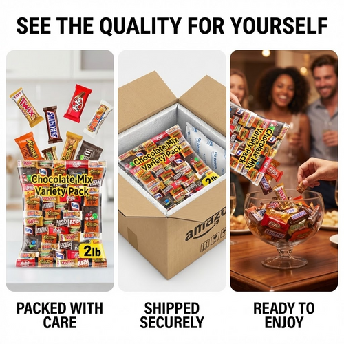 Chocolate Variety Pack, Assorted Individually Wrapped Candy