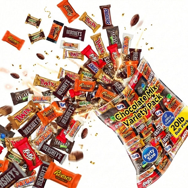 Chocolate Variety Pack, Assorted Individually Wrapped Candy (20 Pound)