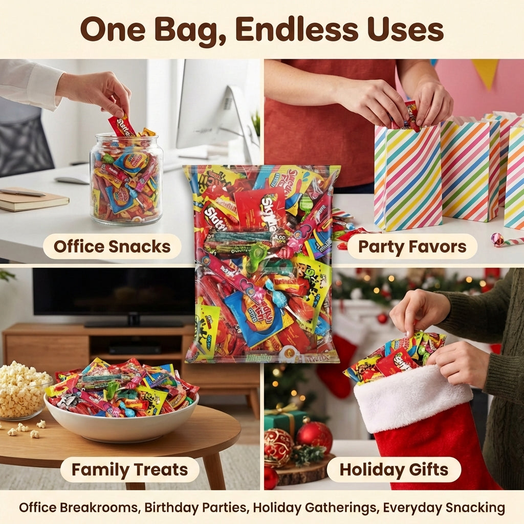 Ultimate Party Mix, Assorted Individually Wrapped Candy - 2 Pound